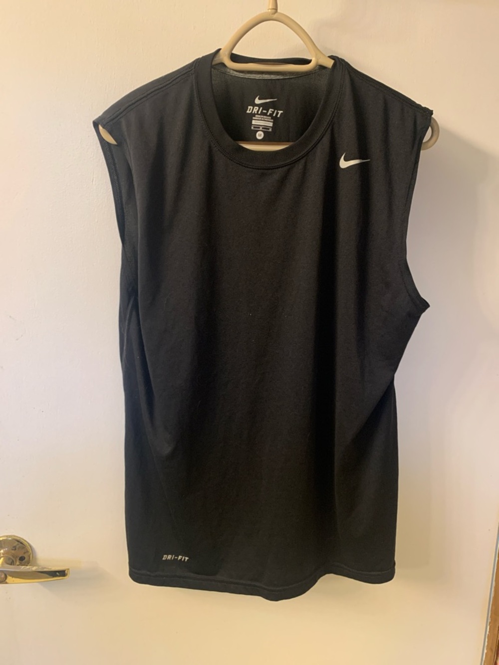 Nike Black Sleeveless Dri-FIT Athletic Tank Top